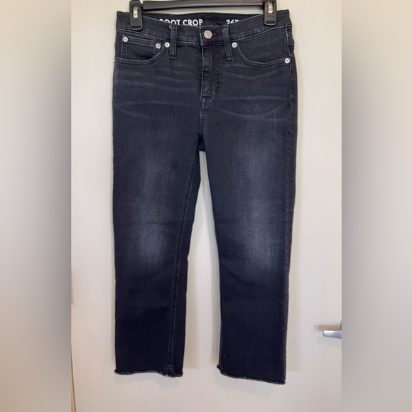 J.Crew Women's Black Demi Crop Boot Jeans 26P - Picture 1 of 9